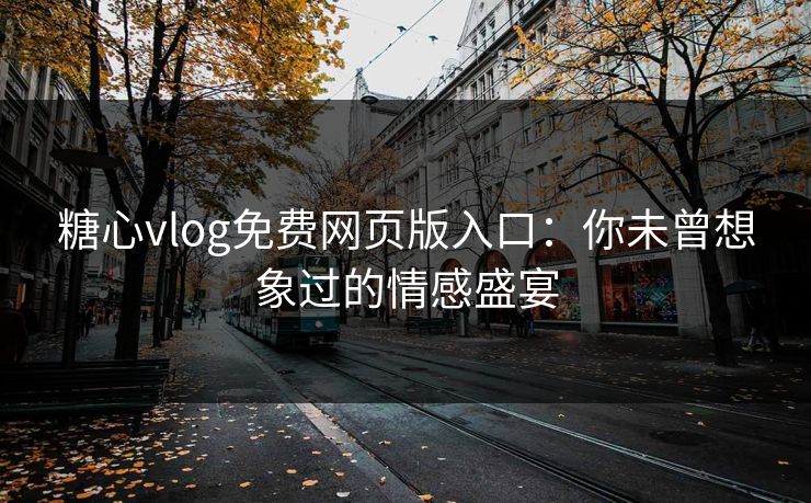 糖心vlog免费网页版入口：你未曾想象过的情感盛宴